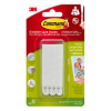 3M Command bandes de cadre photo autocollantes de grand format (4 pièces) - blanc