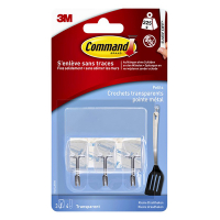 3M Command crochets en fil métallique autocollants 0,2 kg (3 pièces) 17067CL 214512