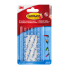 3M Command fixation murale autoadhésive transparente (20 pièces)