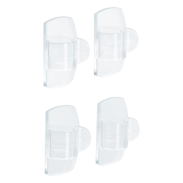 3M Command serre-câbles ronds transparents (4 pièces) 17017CLR 214554 - 3