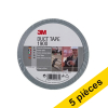 Offre: 5x 3M 1900 ruban adhésif toilé 50 mm x 50 m - argent 201519 - 1