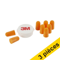 Offre : 3x 3M bouchons d'oreille standard avec boîte de rangement