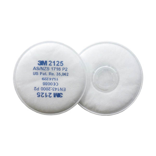 3M P2 R filtre anti-poussière pour demi-masques et masques complets des séries 6000 et 7000 (20 pièces) 49212500 S3M00096 - 1