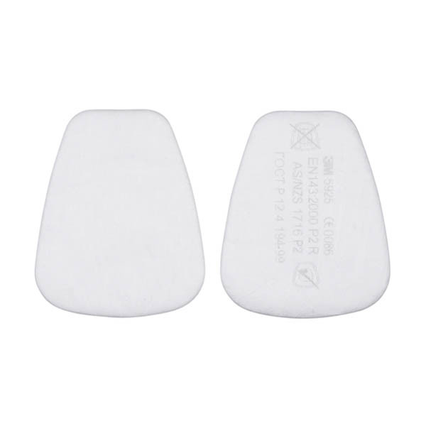 3M P2 R pré-filtre pour masques complets et demi-masques des séries 6000 et 7000 (20 pièces) S3M00105 - 1