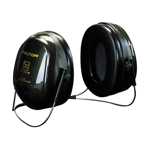 3M Peltor Optime II H520B casque antibruit avec arceau de nuque - vert foncé S3M00078 - 1