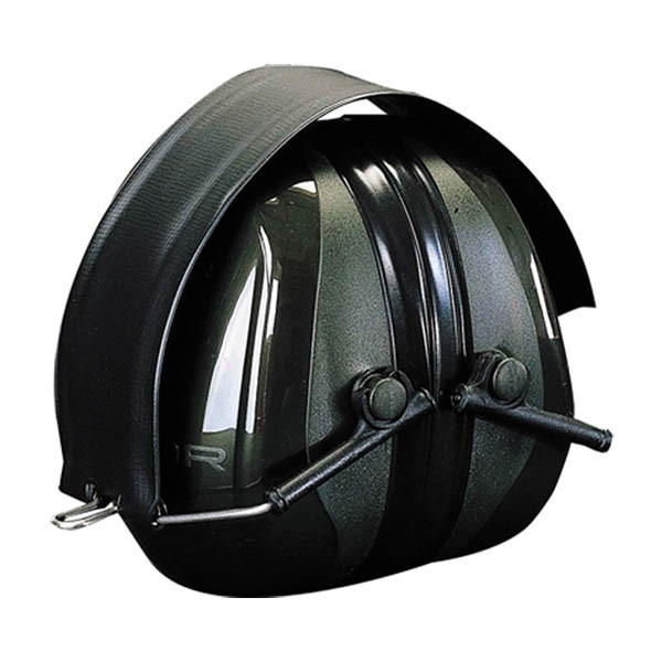 3M Peltor Optime II H520F casque antibruit pliable - vert foncé S3M00079 - 1