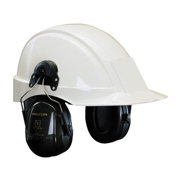 3M Peltor Optime II H520P3E casque antibruit avec fixation - vert foncé S3M00080 - 1