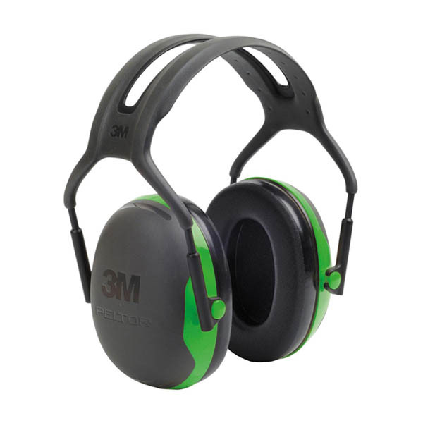 3M Peltor X1A casque à arceau - noir et vert S3M00067 - 1