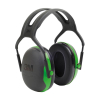 3M Peltor X1A casque à arceau - noir et vert