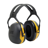3M Peltor X2A casque antibruit à arceau - noir et jaune S3M00070