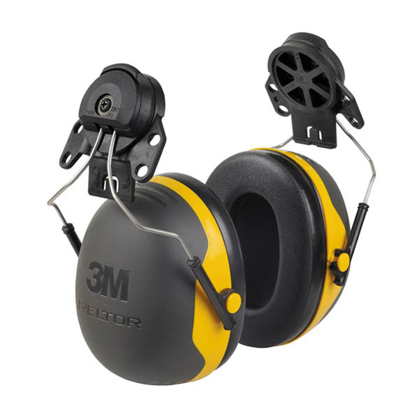 3M Peltor X2P3 casque antibruit avec fixation - noir et jaune S3M00071 - 1