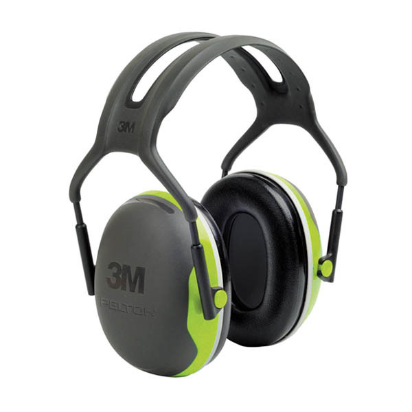 3M Peltor X4A casque antibruit à arceau - noir et vert citron S3M00073 - 1