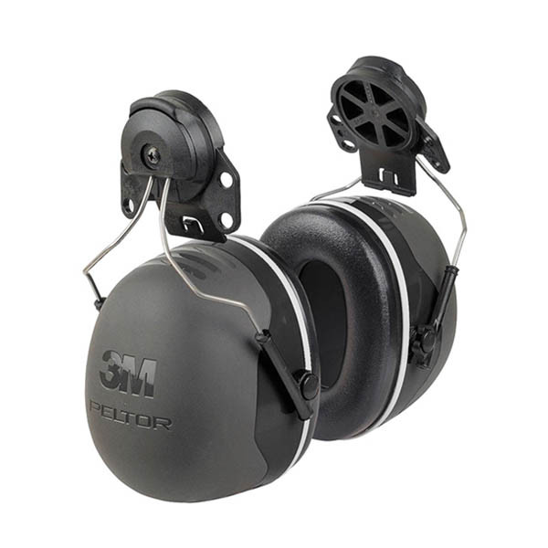 3M Peltor X5P3 casque antibruit avec fixation - noir et gris S3M00076 - 1