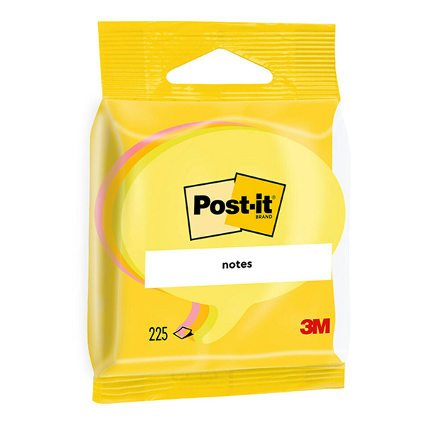 3M Post-it Die-Cut cube de notes bulle 70 x 70 mm - jaune/ultra jaune/blanc 2007SP 214580 - 1