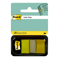 3M Post-it Index classiques 25,4 x 43,2 mm (50 onglets) - jaune 680YEL 201483