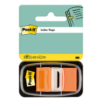 3M Post-it Index classiques 25,4 x 43,2 mm (50 onglets) - orange 680ORA 201486