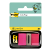 3M Post-it Index classiques 25,4 x 43,2 mm (50 onglets) - rose