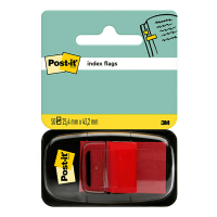 3M Post-it Index classiques 25,4 x 43,2 mm (50 onglets) - rouge 680RED 201484