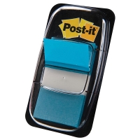 3M Post-it Index classiques 25,4 x 43,2 mm (50 onglets) - turquoise 680-23 201489