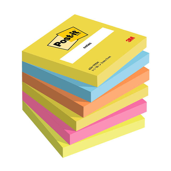 Post-it Notes 76x76 Energetic (6) **SWEDEN ONLY** 214535 - 1