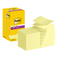 3M Post-it Super Sticky Z-notes 76 x 76 mm (12 pièces) - jaune R330-12SS-CY 201001