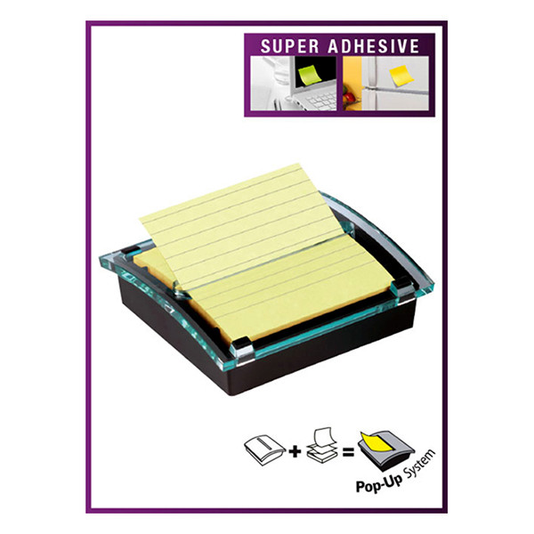 3M Post-it Z-notes distributeur Millénium avec Z-notes super collantes lignées 101 x 101 mm C2016 201028 - 1