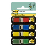 3M Post-it index étroits 4 couleurs classiques 11,9 x 43,1 mm (4 x 35 onglets) 683-4 201352