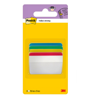 3M Post-it index rigides courbés pour dossiers suspendus (4 x 6 onglets) 686A-1 201370