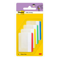 3M Post-it index rigides pour classement (4 x 6 onglets) 686F-1 201368