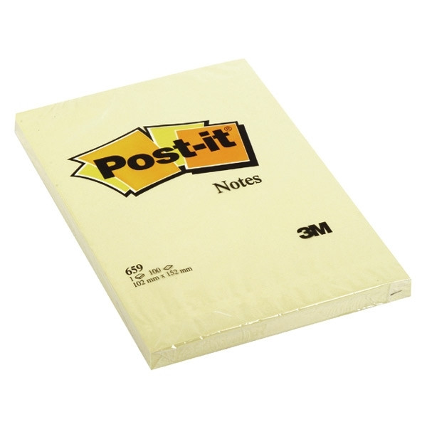 3M Post-it notes 152 x 102 mm - jaune 659GE 201010 - 1
