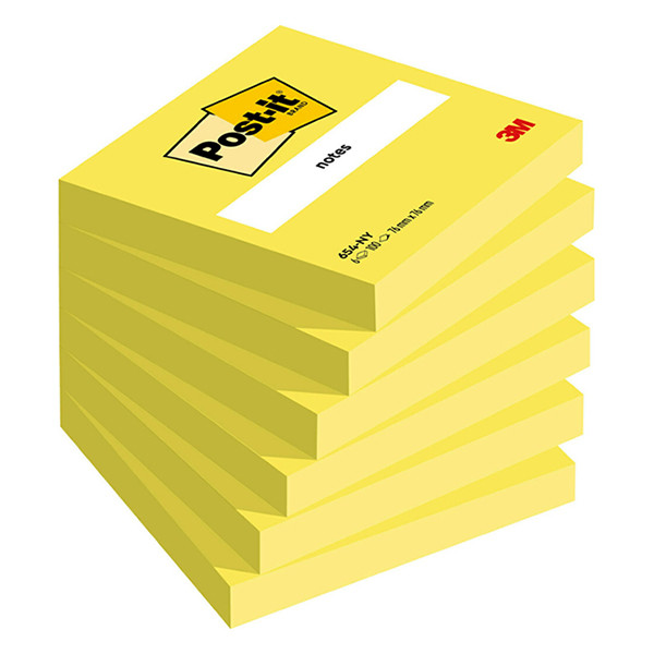 3M Post-it notes 76 x 76 mm - jaune fluo 654NYEL 201495 - 1