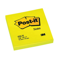 3M Post-it notes 76 x 76 mm - jaune fluo 201495