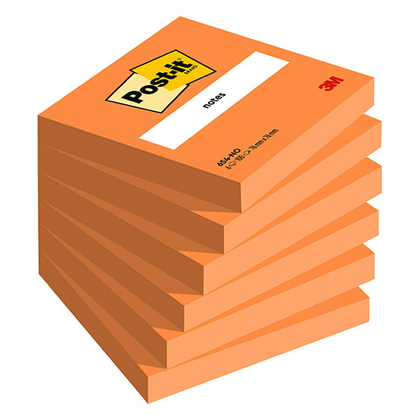 3M Post-it notes 76 x 76 mm - orange fluo 654NORA 201496 - 1