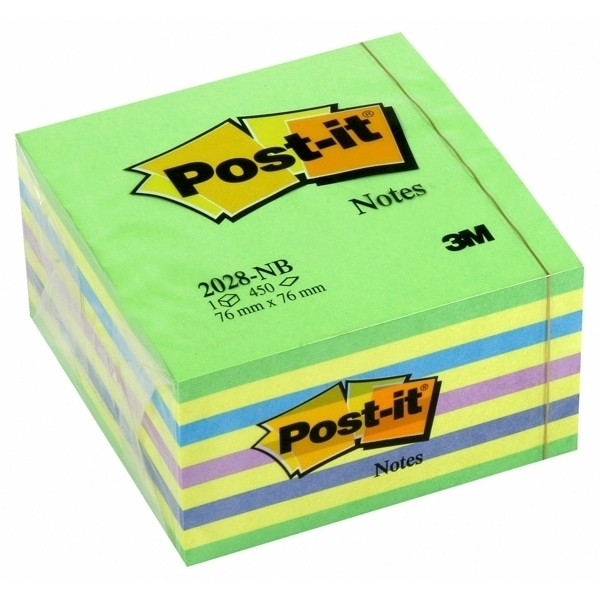 3M Post-it notes 76 x 76 mm - vert fluo 2028NB 201328 - 1