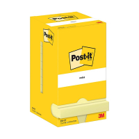 3M Post-it notes 76 x 76 mm (12 pièces) - jaune 654CY 201031