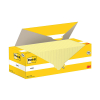 3M Post-it notes repositionnables 76 x 76 mm (24 pièces) - jaune