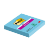 3M Post-it notes super collantes 76 x 76 mm - bleu électrique