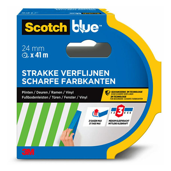 3M ScotchBlue ruban de masquage Finitions Parfaites 24 mm x 41 m 7100289885 280051 - 9