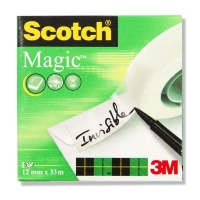 3M Scotch Magic ruban adhésif 12 mm x 33 m 8101233 201254