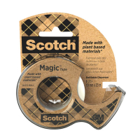 3M Scotch Magic ruban adhésif recyclé 19 mm x 20 m + dévidoir 201110