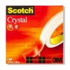 3M Scotch ruban adhésif Crystal Clear 19 mm x 66 m