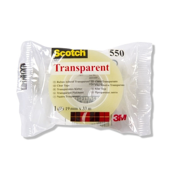 3M Scotch ruban adhésif transparent 19 mm x 33 m 5501933 201266 - 1