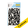 Aanbieding: 3x 123inkt A-Z etiketten zwart groot