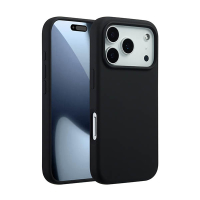 Accezz Liquid Silicone Backcover avec MagSafe Apple iPhone 17 Pro - noir 137744
