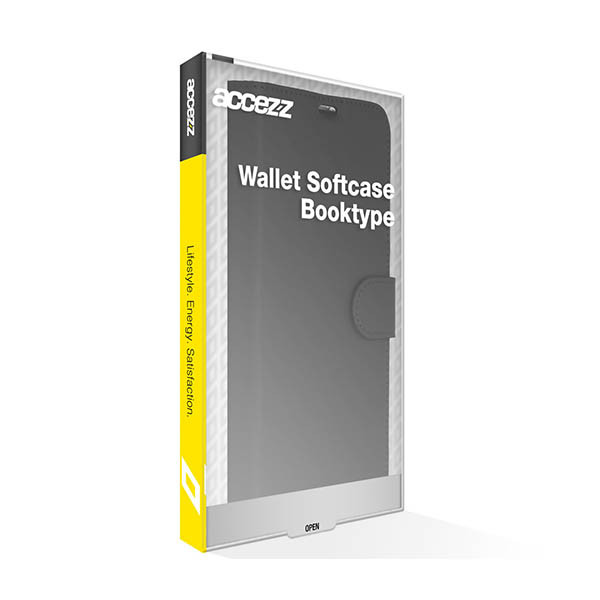 Accezz Wallet Softcase Bookcase Apple iPhone 15 - noir 137723 - 2