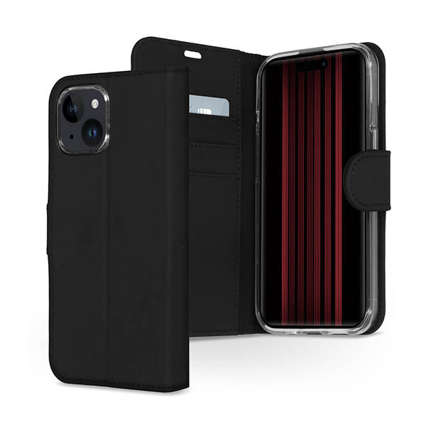 Accezz Wallet Softcase Bookcase Apple iPhone 15 - noir 137723 - 1