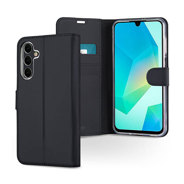 Accezz Wallet Softcase Bookcase pour Samsung Galaxy A16 - noir 137747 - 1