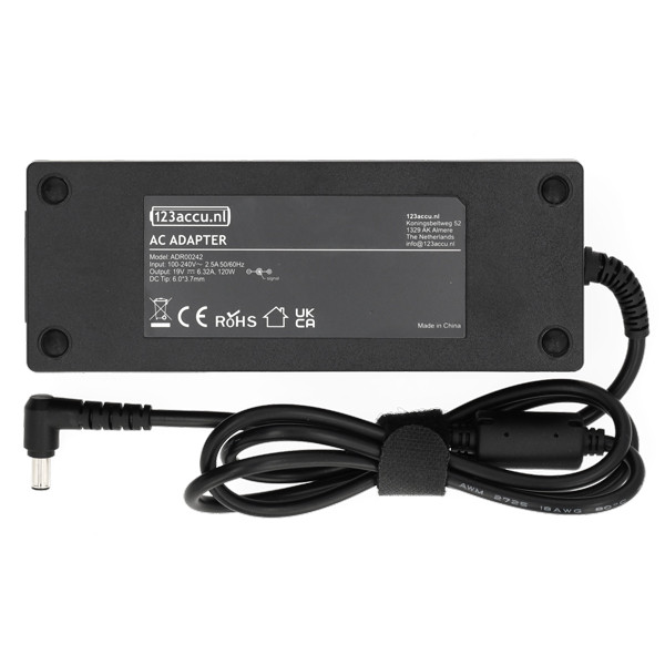 Adaptateur Asus (19V, 6,32A, 120W, marque 123accu) ADR00242 - 2