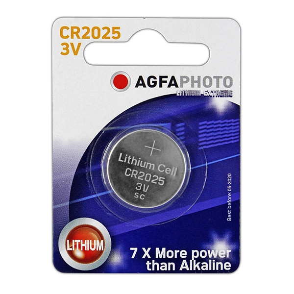 Agfaphoto CR 2025 Lithium pile bouton 1 pièce 150-803425 290034 - 1