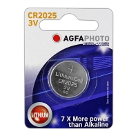 Agfaphoto CR 2025 Lithium pile bouton 1 pièce 150-803425 290034